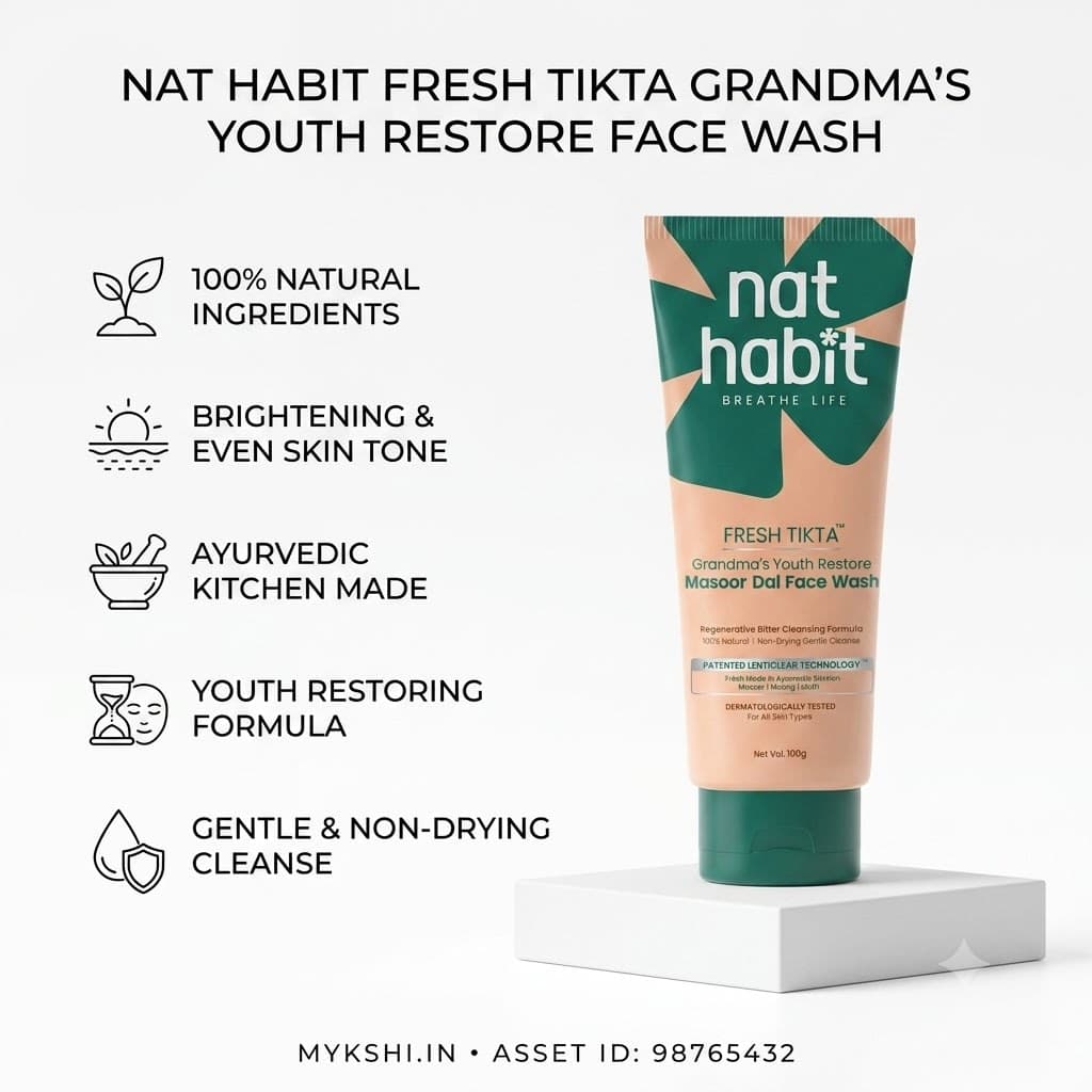 Nathabit Masoor Dal Tikta Face Wash