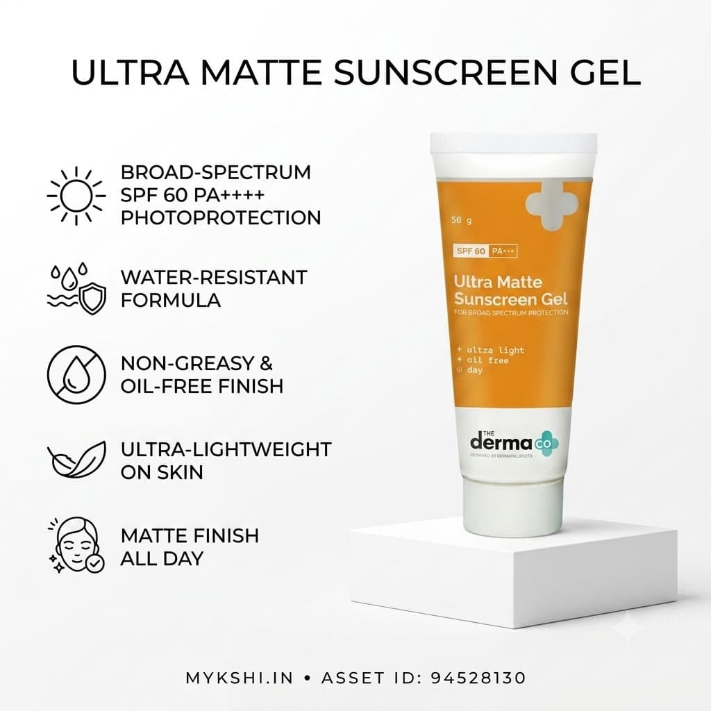 The Derma Co Ultra Matte Sunscreen Gel - 50g