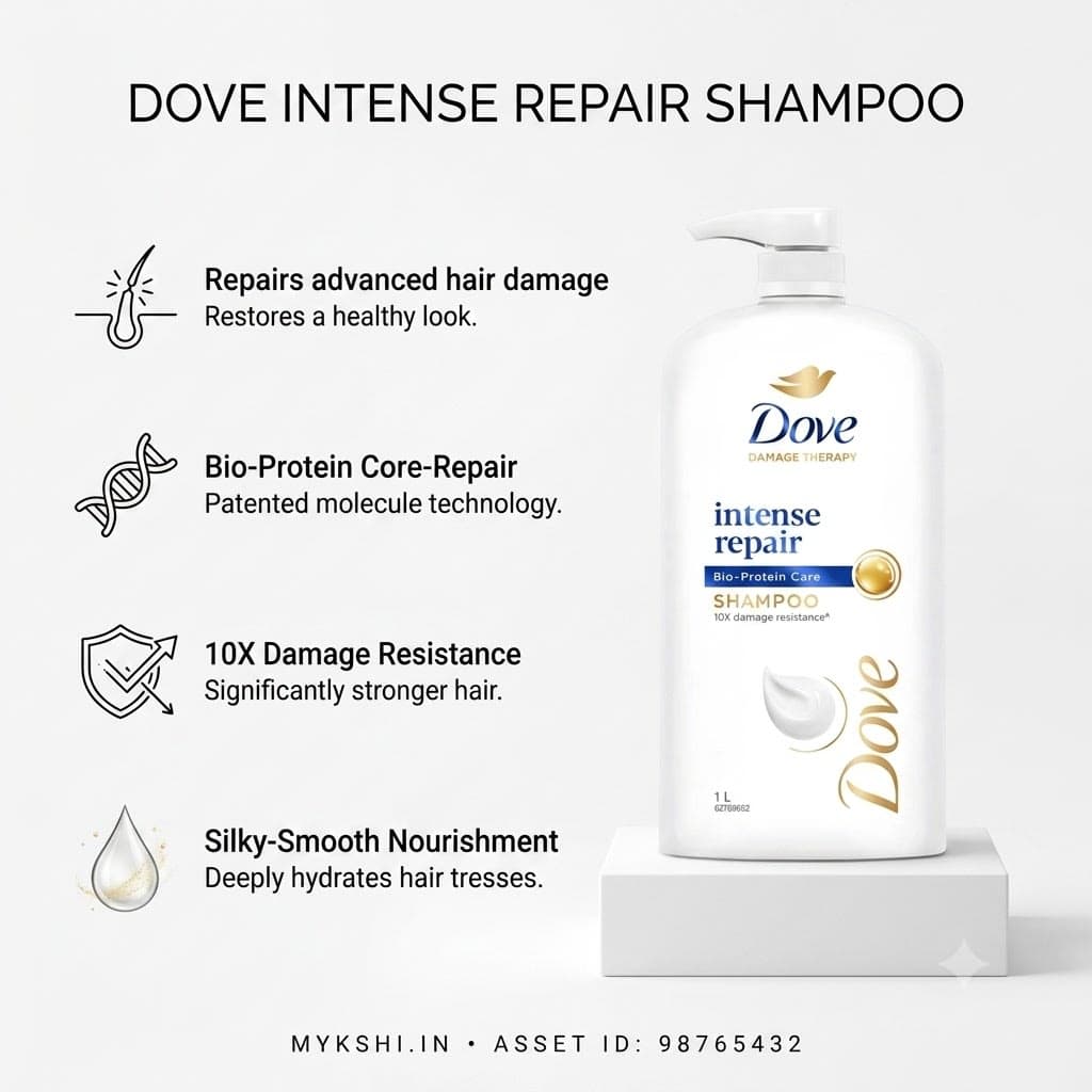 Dove Intense Repair Shampoo 1000ml