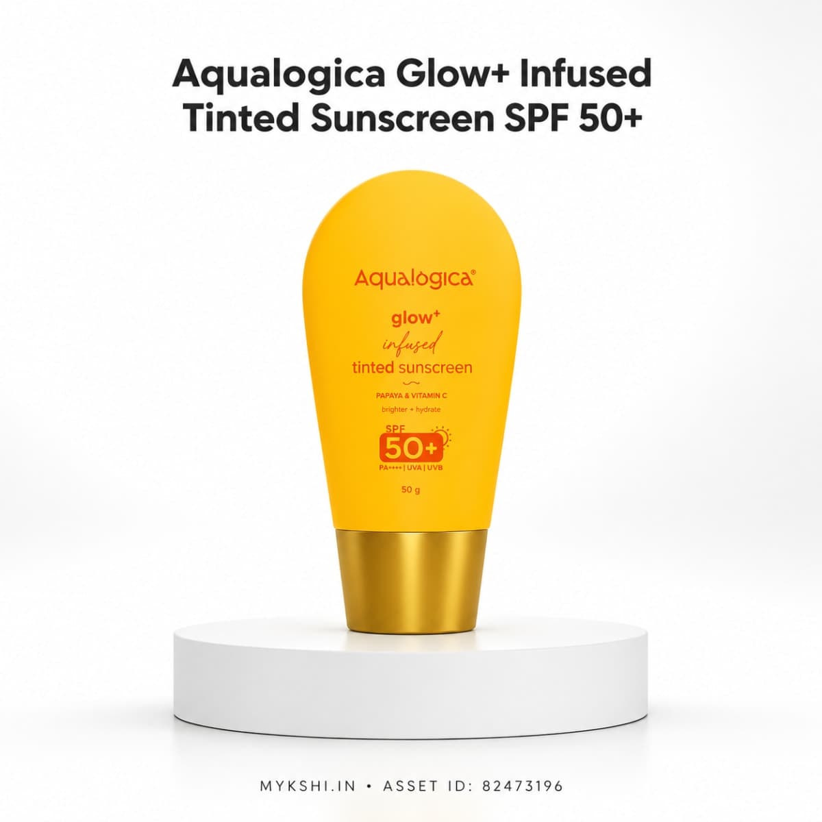 Aqualogica Glow+ Infused Tinted Sunscreen With Papaya & Vitamin C