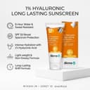 The Derma Co 1% Hyaluronic Long Lasting Sunscreen SPF 50 & PA++++ with Hyaluronic Acid & Vitamin E for Upto 6-Hour Sun Protection – image 2