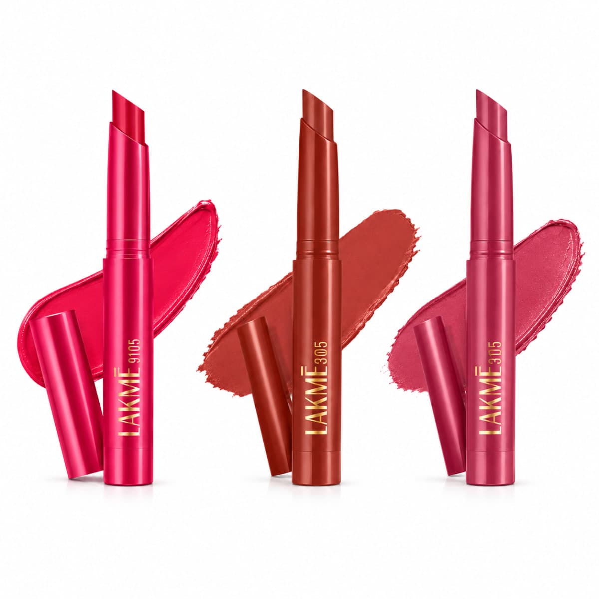 LAKMĒ 9TO5 FOREVER MATTE LIP CRAYON WITH VITAMIN C, 8-HOUR HYDRATING MATTE COLOUR 