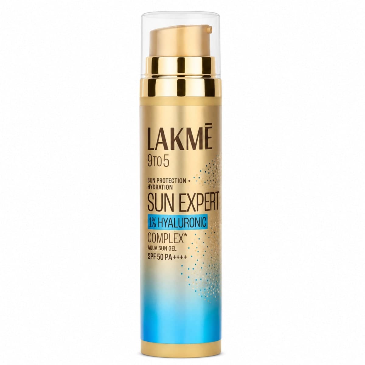 Lakme 1% Hyaluronic water-light Sunscreen gel SPF 50 Pa++++ For Oily Skin, Plump & Hydrated skin 56g 