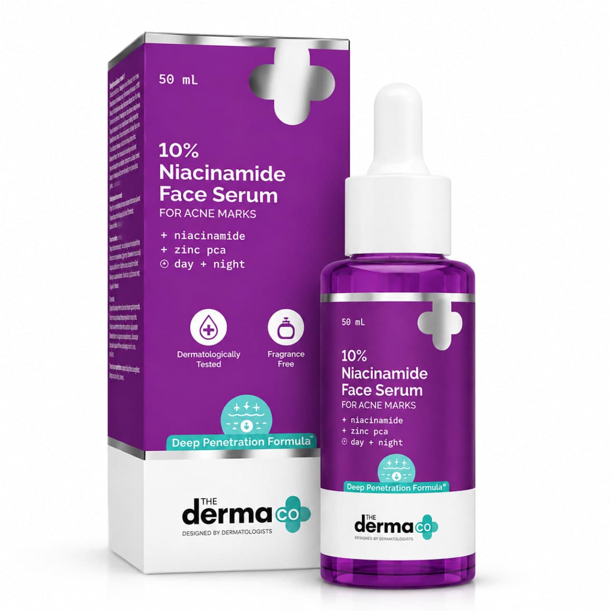 The Derma Co 10% Vitamin C Face Serum with 5% Niacinamide & Hyaluronic Acid - 50ml