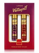 Wottagirl Gold Body Splash Combo (Dark Desire & Scarlet Storm) - 25ml x 2 – image 1