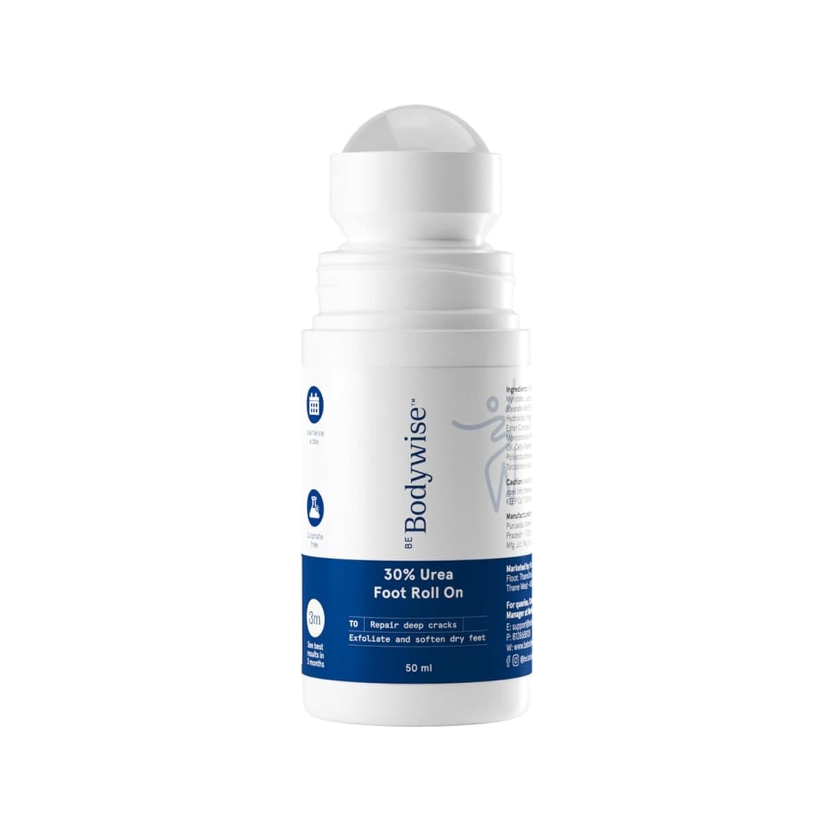 Be Bodywise 30% Urea Foot Roll On - 50ml