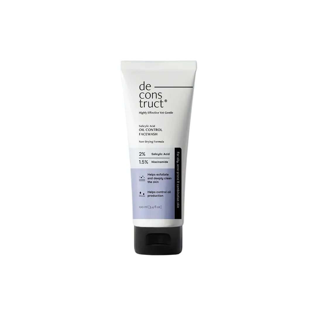 Deconstruct Salicylic Acid Oil Control Face Wash | 2% Salicylic acid + 1.5% Niacinamide