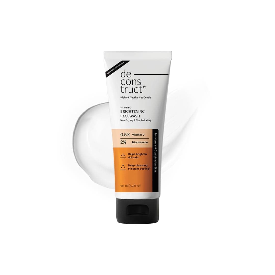 Deconstruct Vitamin C Brightening Face Wash | Brightens Dull Skin & Reduce dark spots