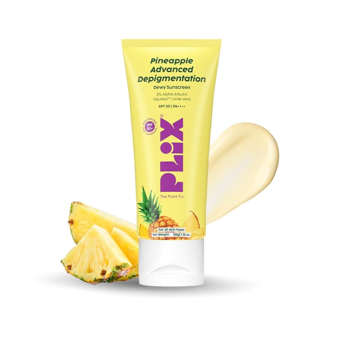PLiX Pineapple Advanced Depigmentation Dewy Sunscreen (SPF 50 PA++++)